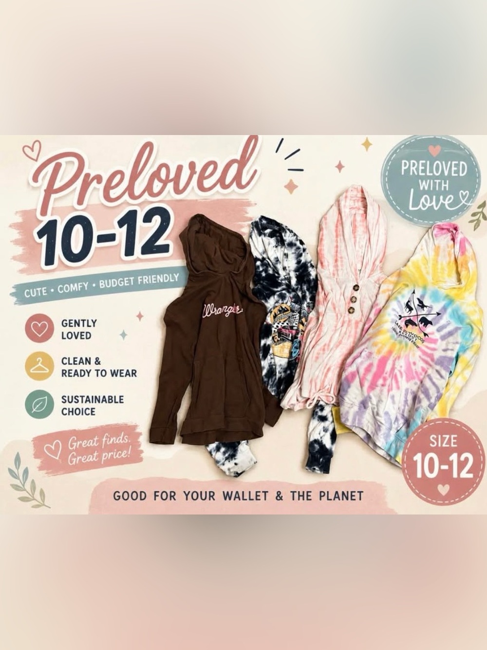 Kids Long-sleeve Lot 10-12